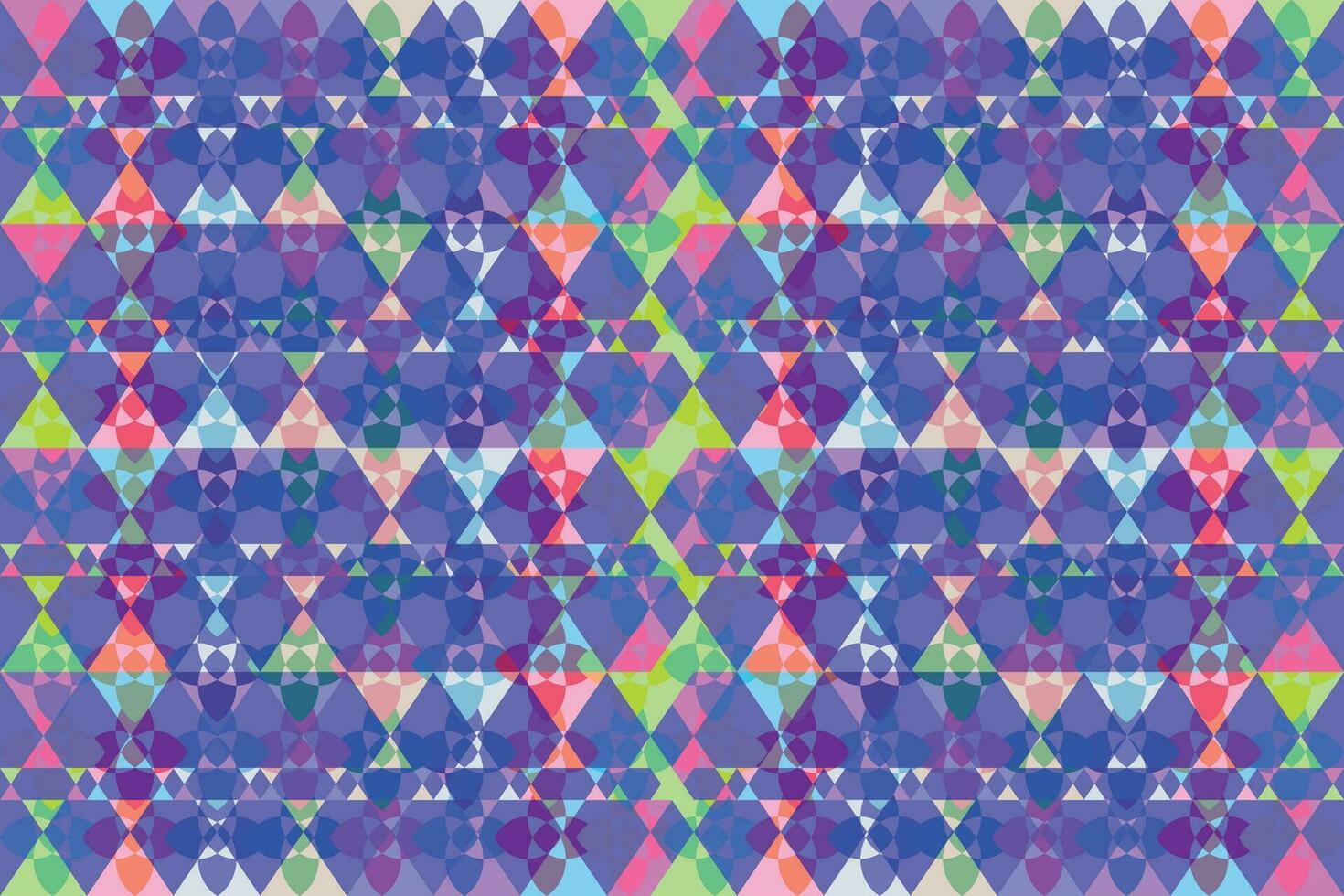 Ethnic zigzag pattern in retro colors, Aztec style seamless vector background