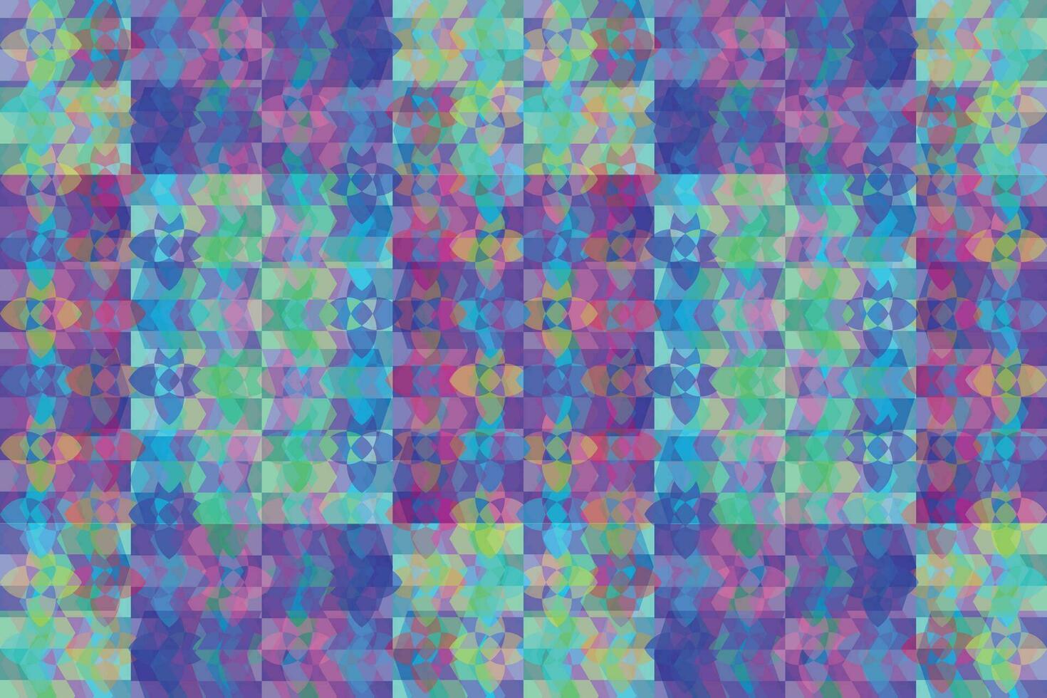 Ethnic zigzag pattern in retro colors, Aztec style seamless vector background