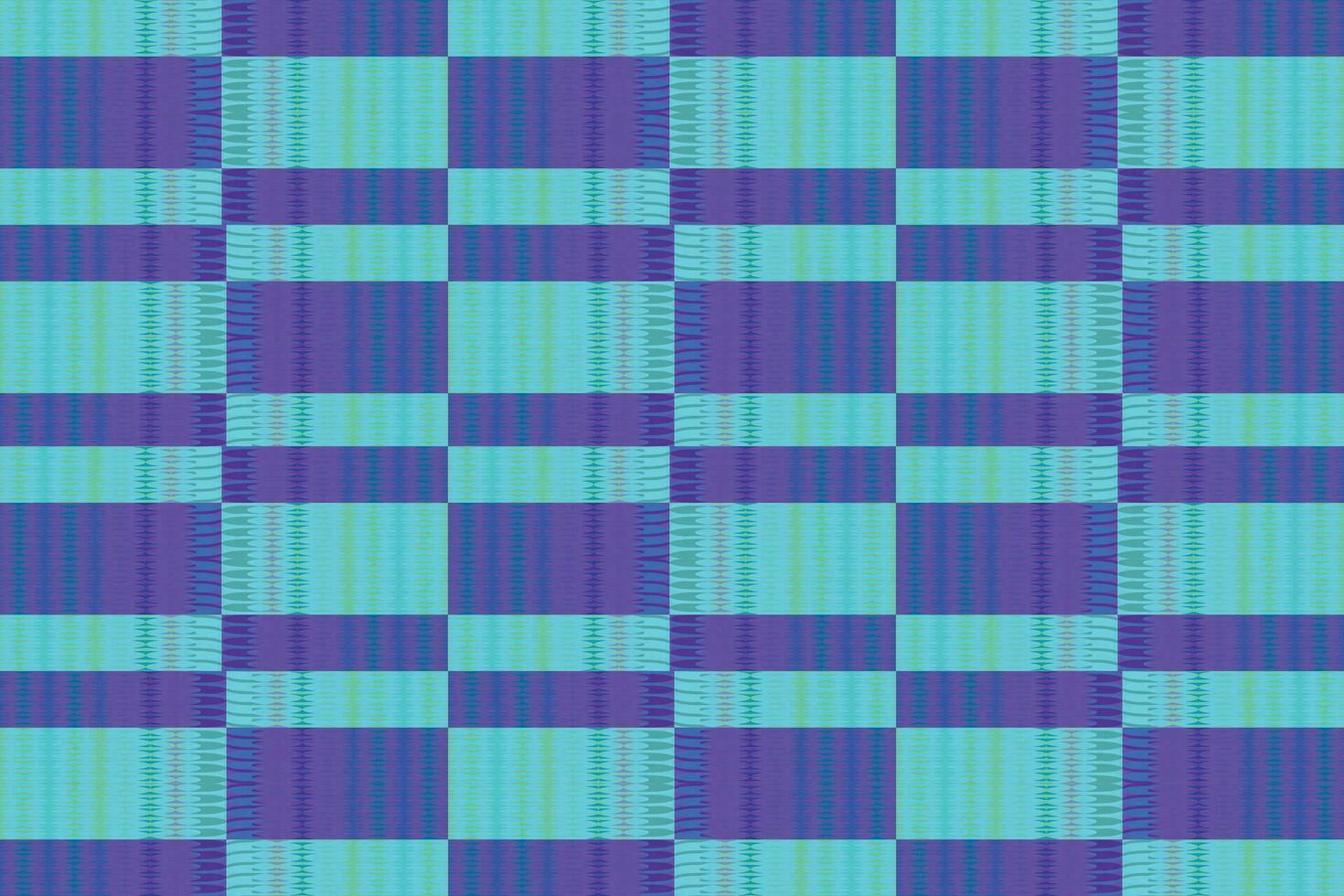 Ethnic zigzag pattern in retro colors, Aztec style seamless vector background