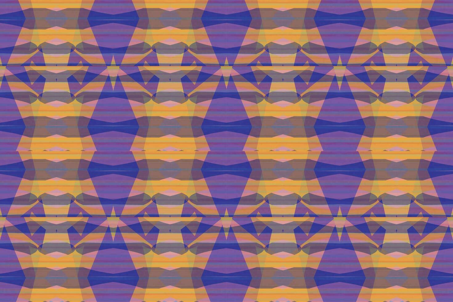 Ethnic zigzag pattern in retro colors, Aztec style seamless vector background