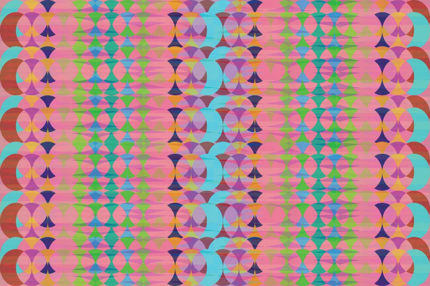 Ethnic zigzag pattern in retro colors, Aztec style seamless vector background