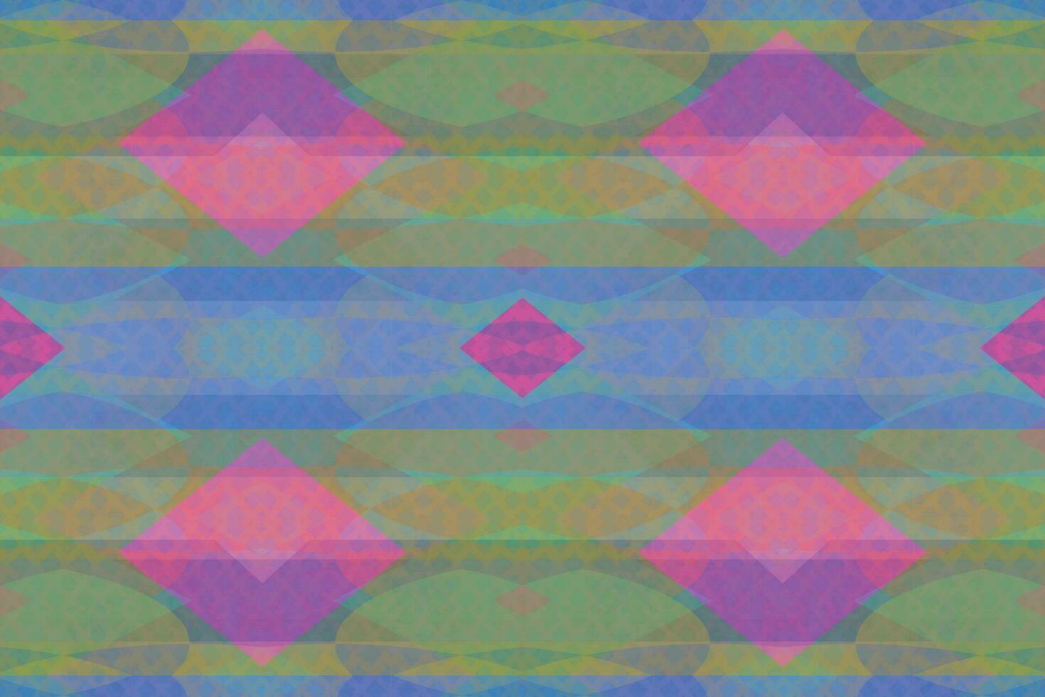 Ethnic zigzag pattern in retro colors, Aztec style seamless vector background