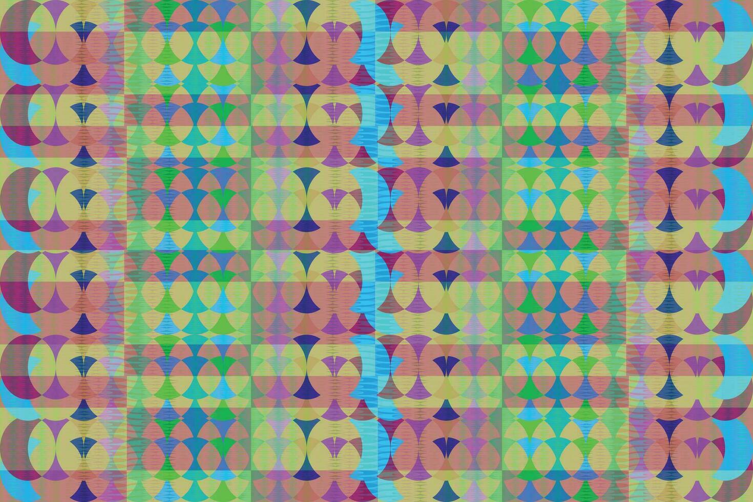 Ethnic zigzag pattern in retro colors, Aztec style seamless vector background