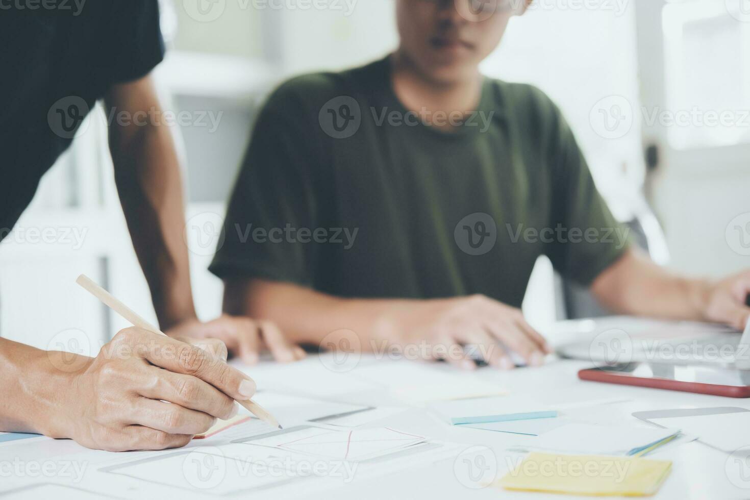 ux ui y programación desarrollo tecnología. foto