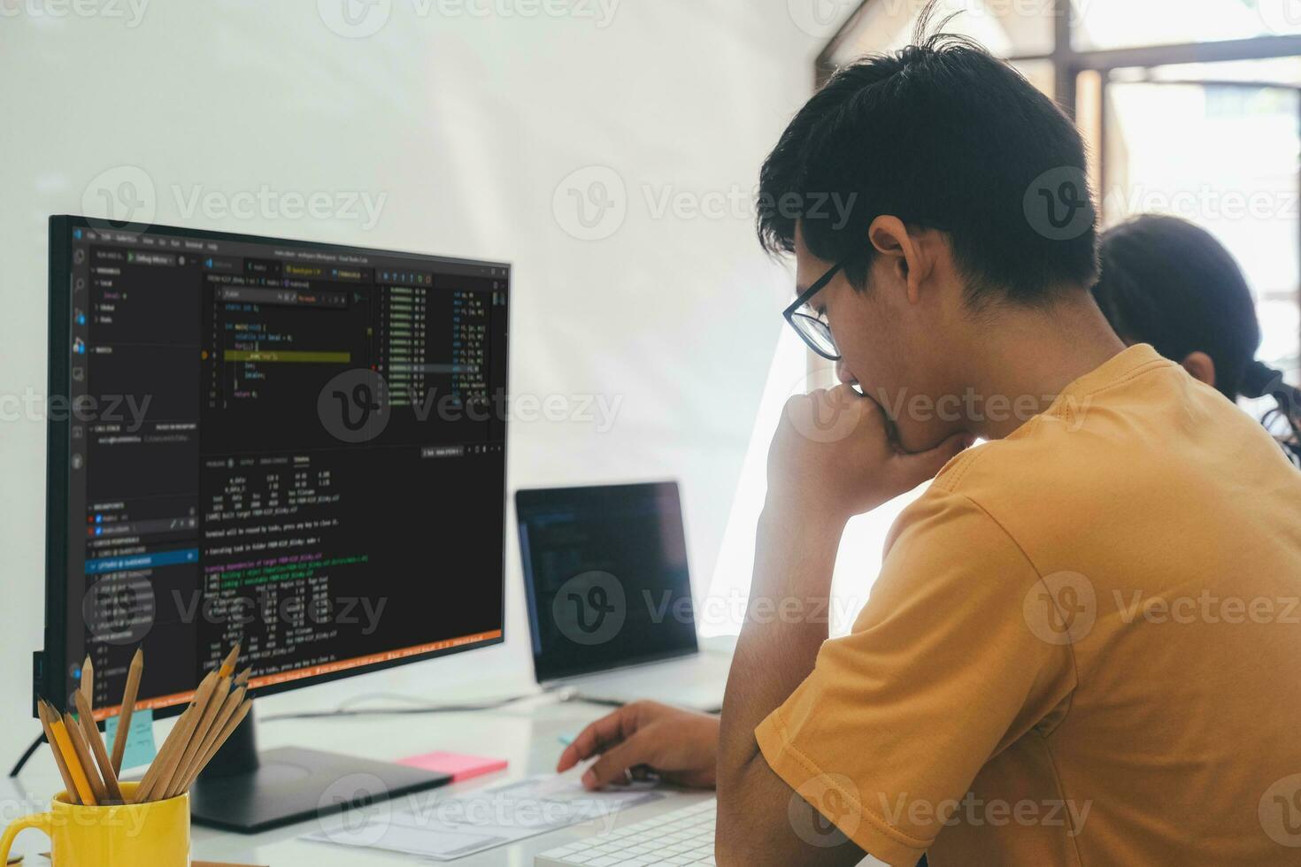 ux ui y programación desarrollo tecnología. foto
