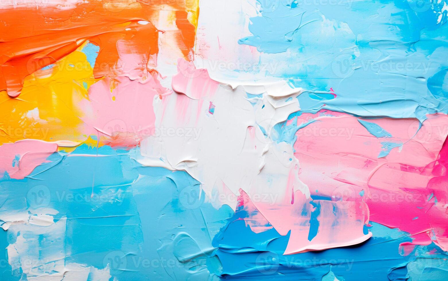 Colorful abstract oil painting art background texture. Full frame. photo