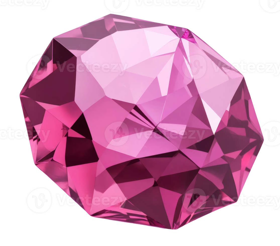 Pink Diamond isolated. png