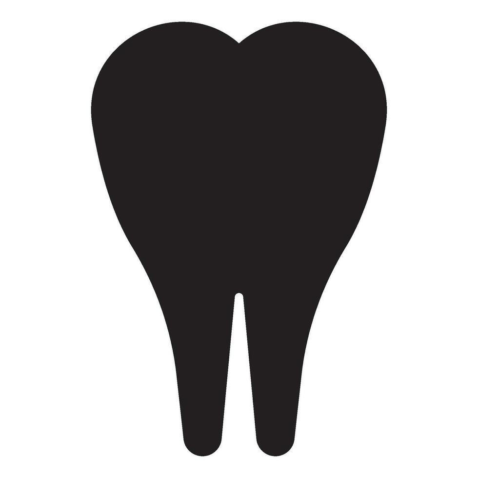 vector icono de diente