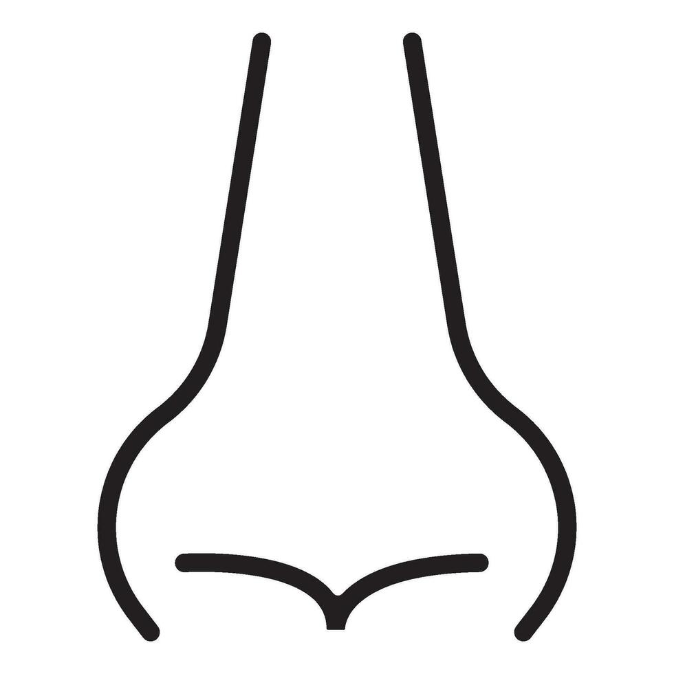 nose icon vector