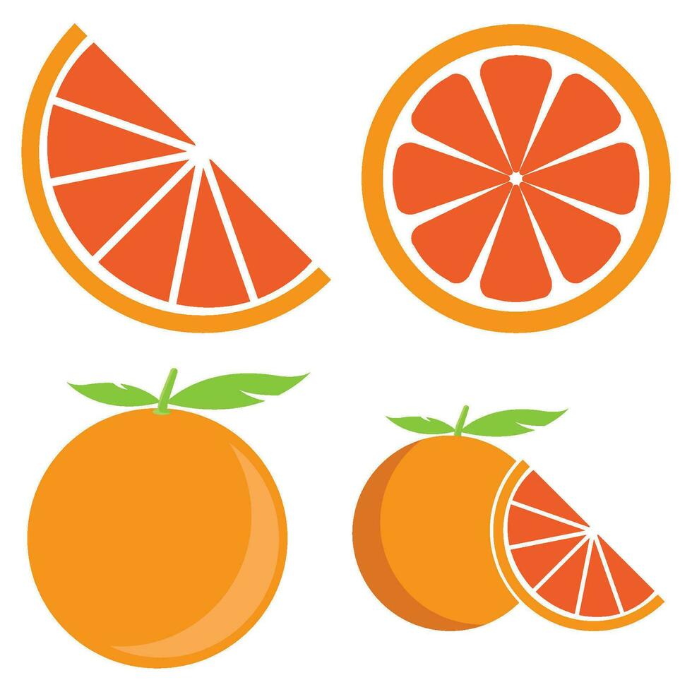 orange icon vector