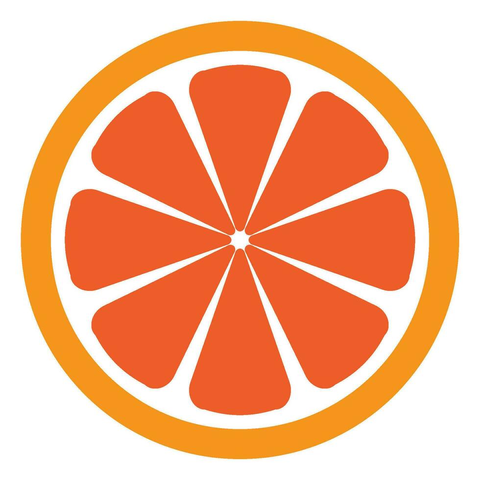 orange icon vector