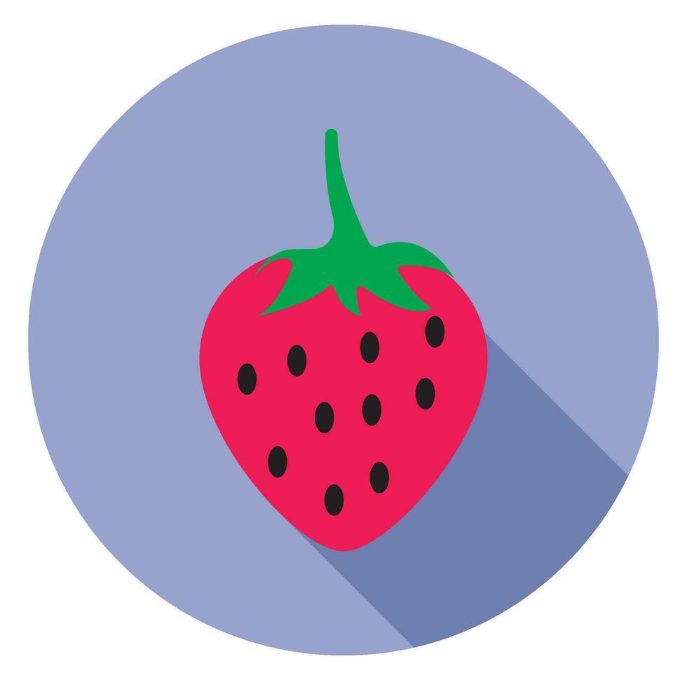 strawberry icon vector