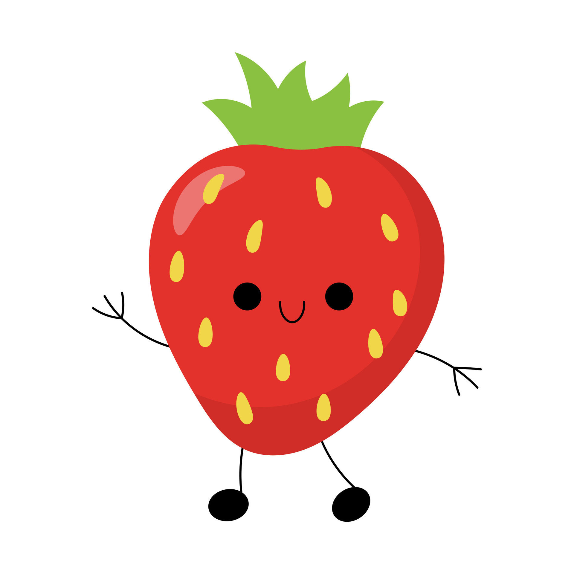 cute strawberry vector 26146676 Vector Art at Vecteezy