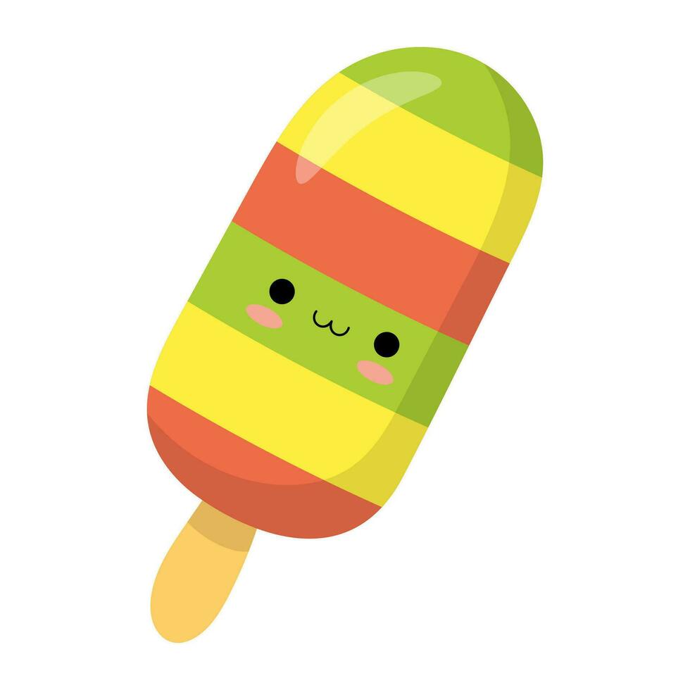 cute ice cream vector