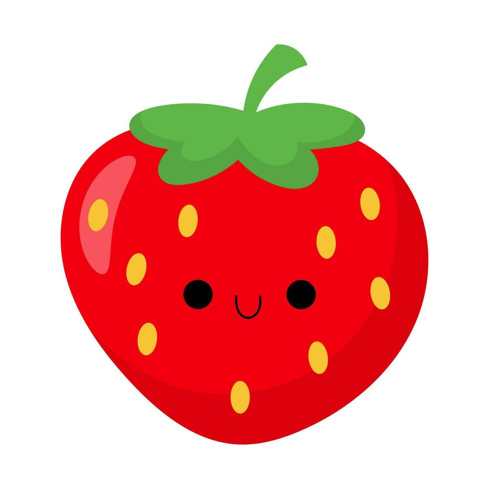 cute strawberry vector