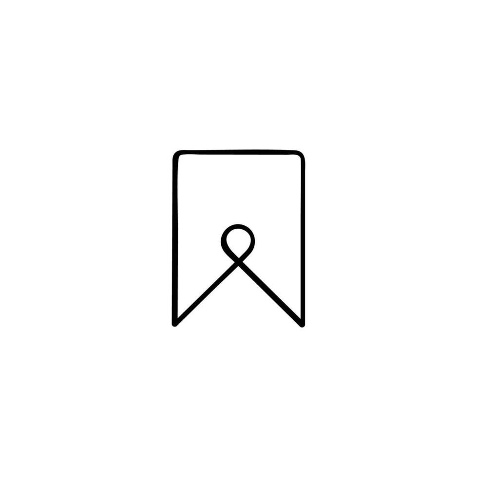 Save Instagram Line Style Icon Design vector