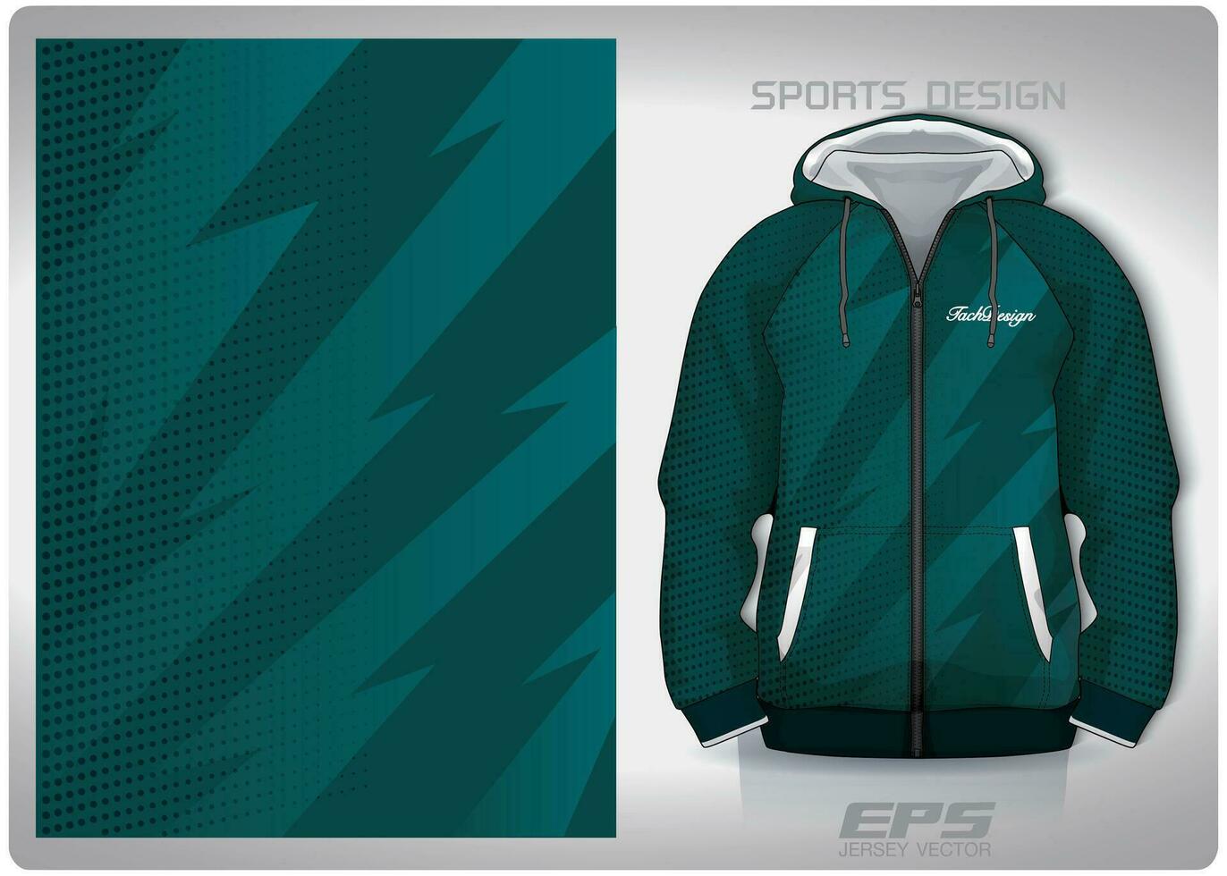 vector Deportes camisa antecedentes imagen.relámpago y oscuro verde polca puntos modelo diseño, ilustración, textil antecedentes para Deportes largo manga sudadera, jersey capucha