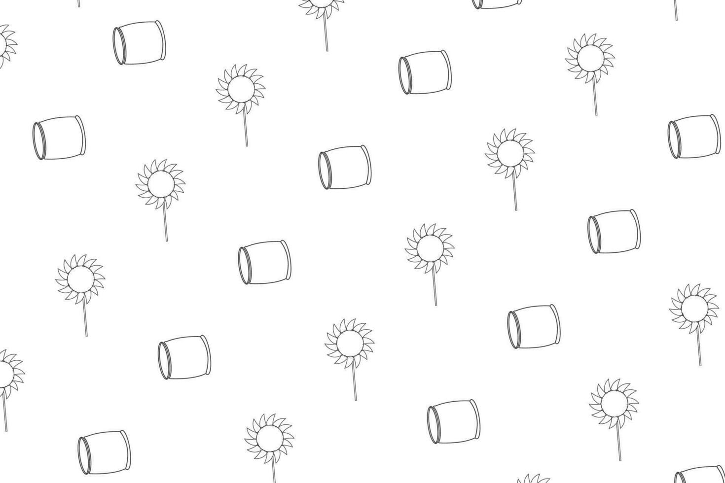 Seamless pattern background in black and white. Bengali happy new year pattern. vector