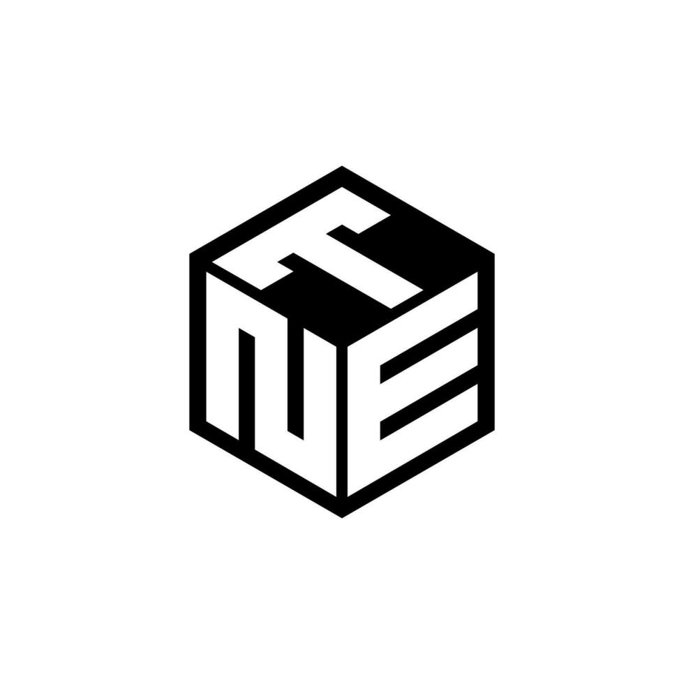 NET letter logo design in illustration. Vector logo, calligraphy designs for logo, Poster, Invitation, etc.