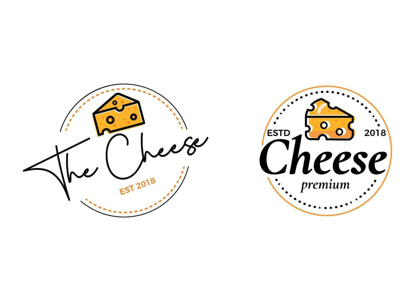Pie cake logo for bakery, bread, ang cake shop design vector. vector