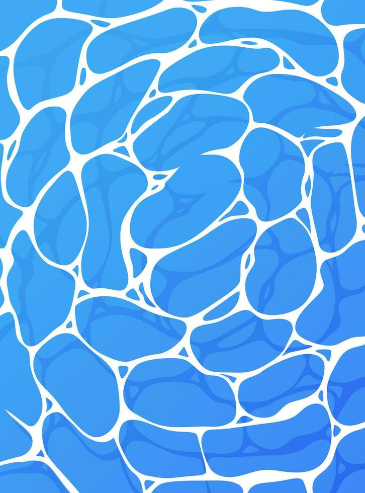 Background with shining water surface, vector sea ripple.