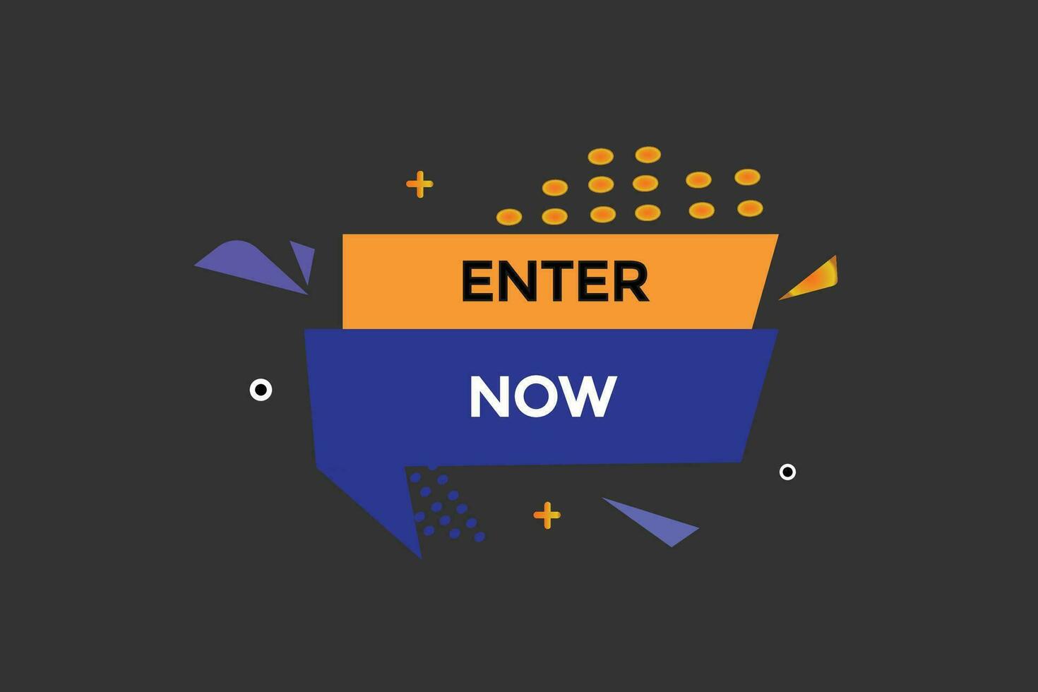 new enter now, level, sign, speech, bubble  banner, vector