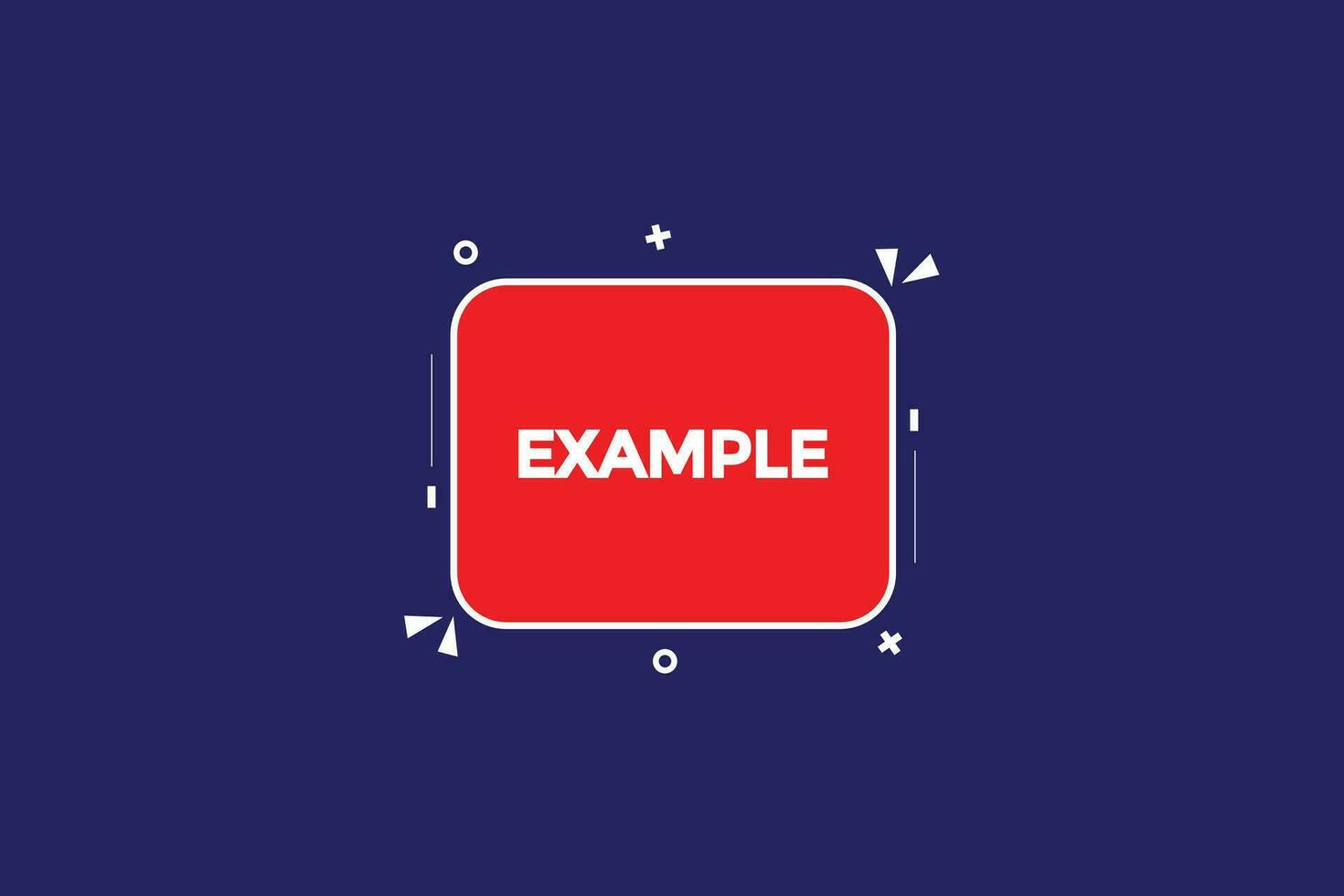 new example, level, sign, speech, bubble  banner, vector