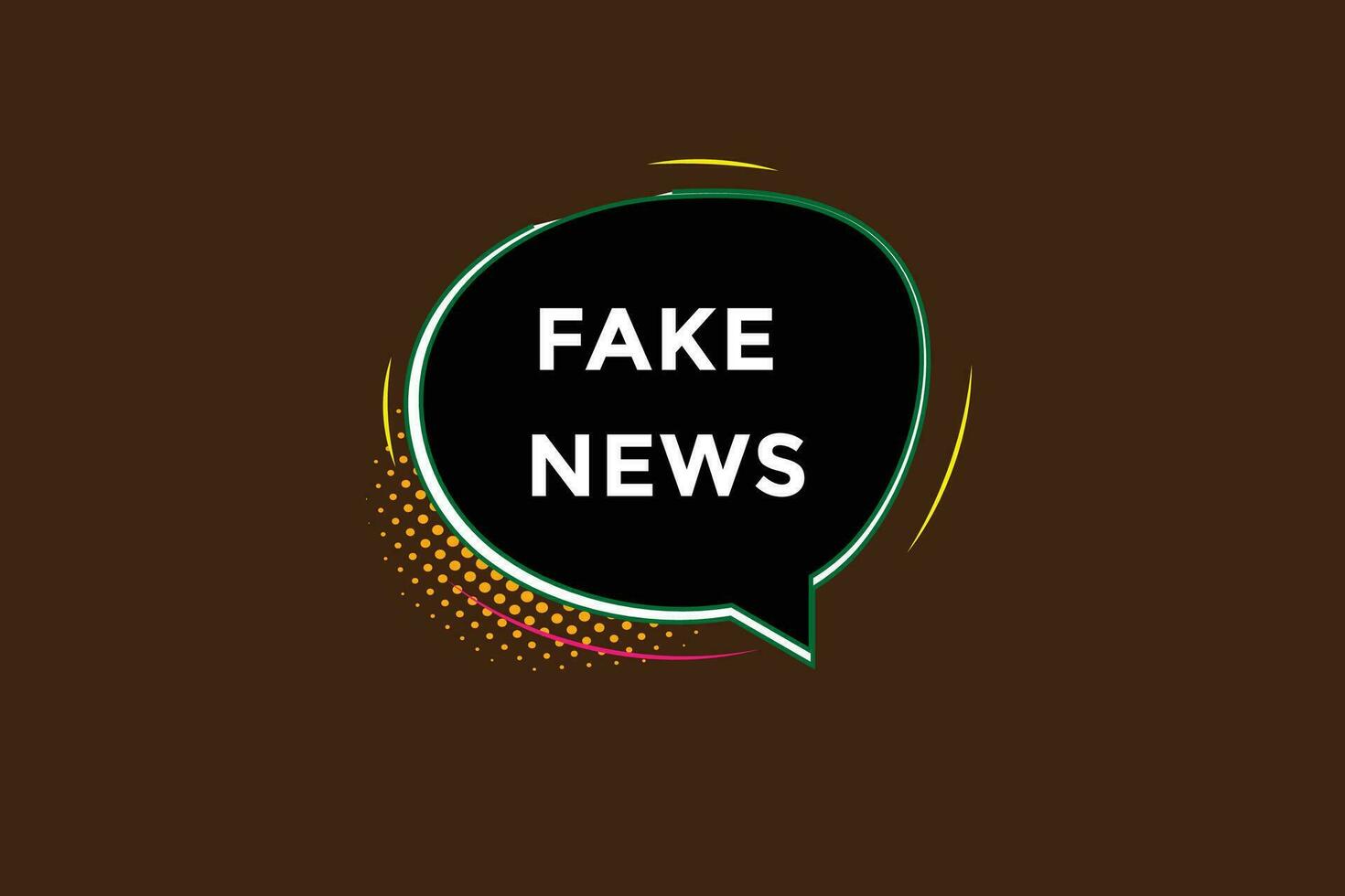 new fake news, level, sign, speech, bubble  banner, vector