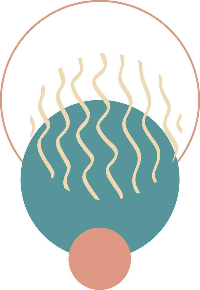 abstract art corner vector