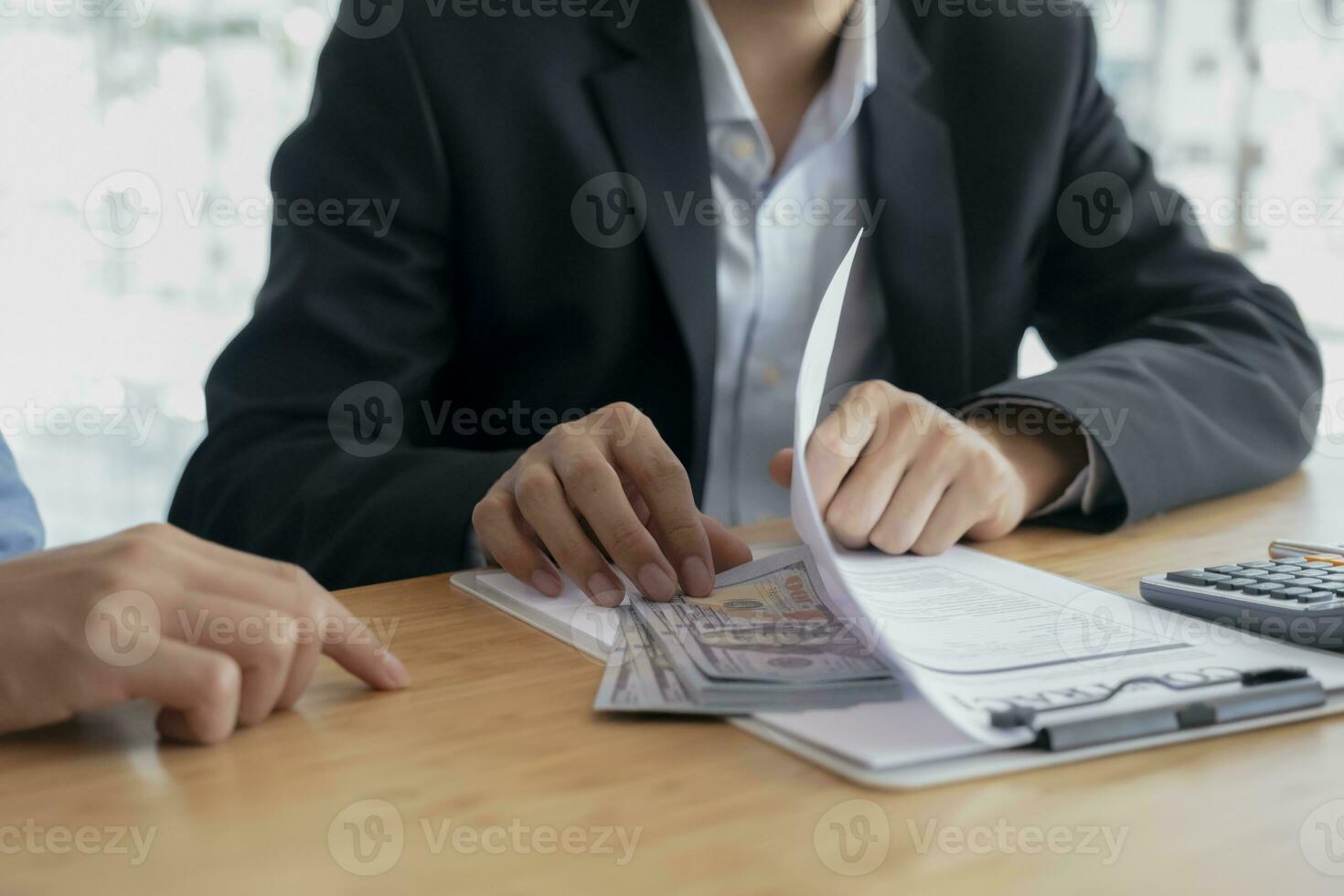 Bribery and corruption concepts. photo
