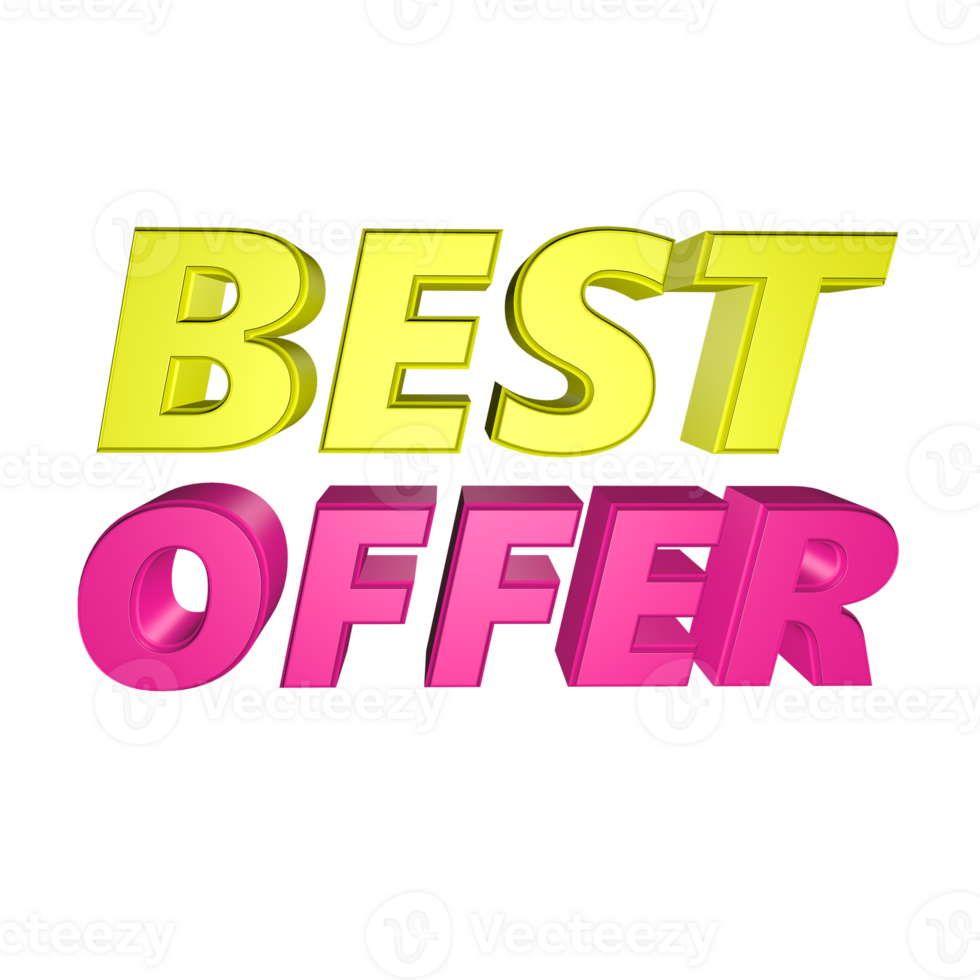 Best Offer 3d text rendering for sale and marketing png