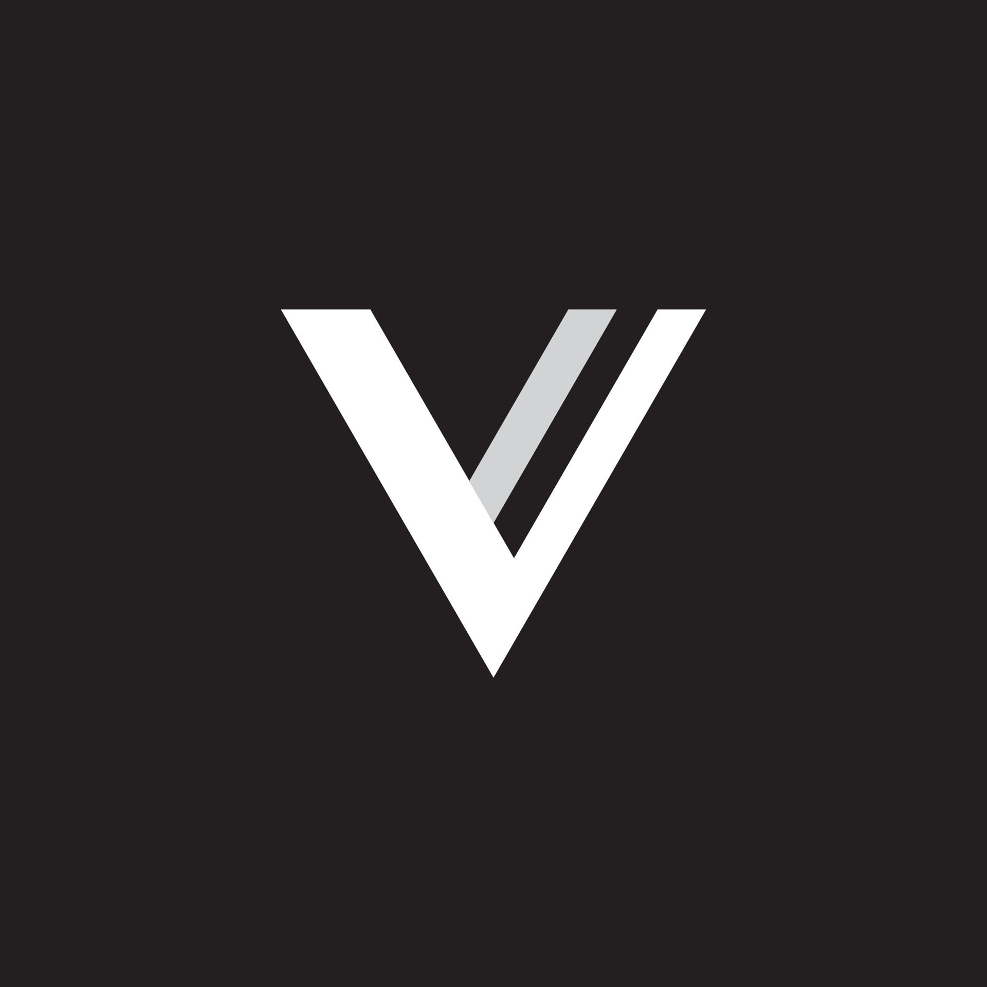 Initial V Minimal letter logo template design with modern and luxury
