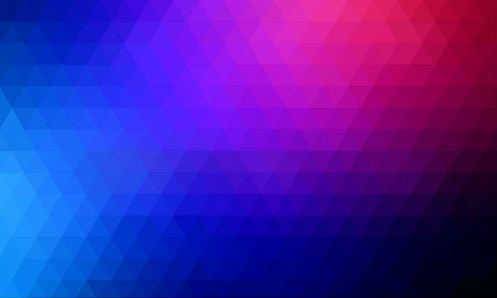 Blue Purple abstract background with triangles vector