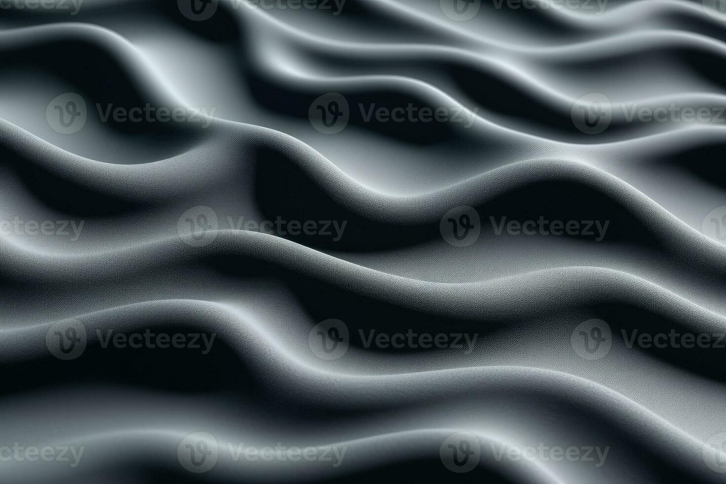 Wavy fabric background texture created with generative AI technology. photo