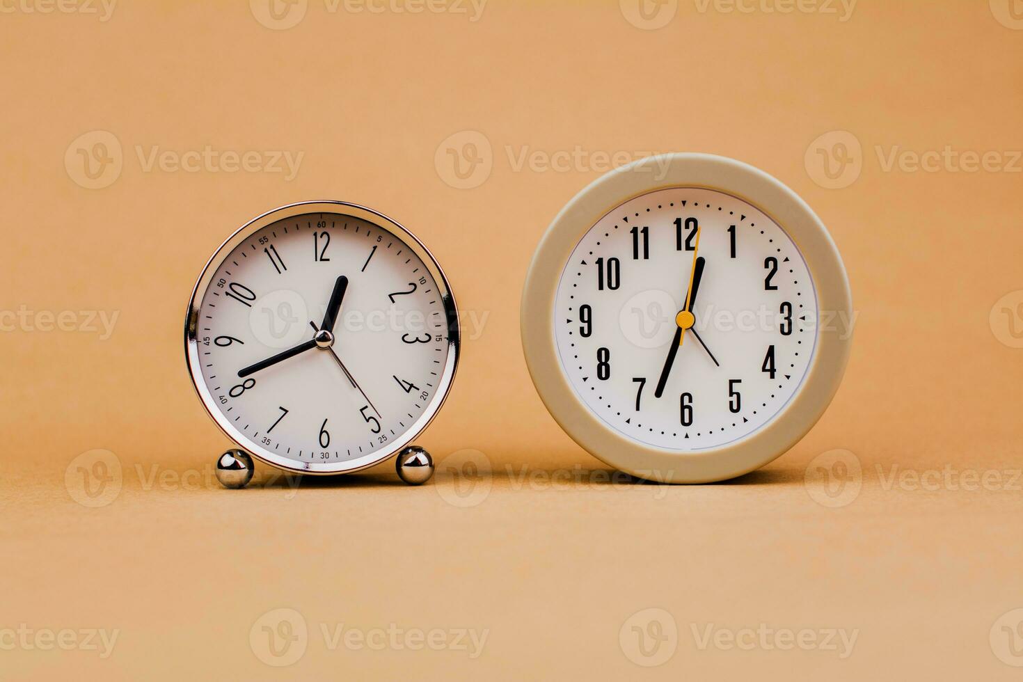 alarm clock beautiful clock time clock working with time Time precision, appointment, limited time, time concept photo