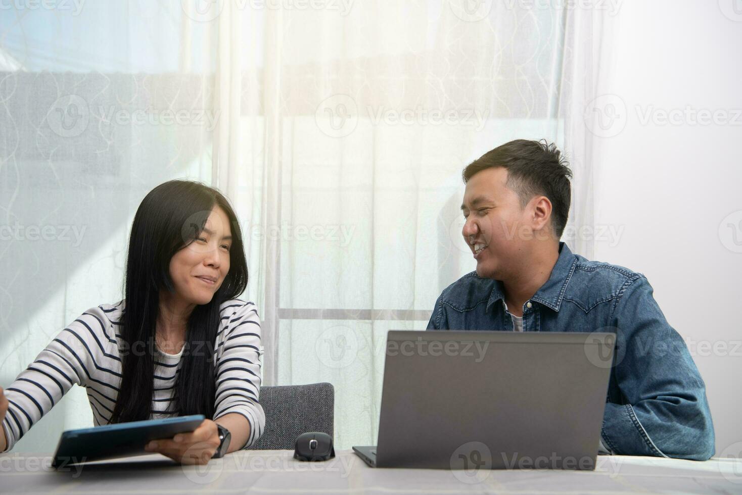 Business person working at home photo