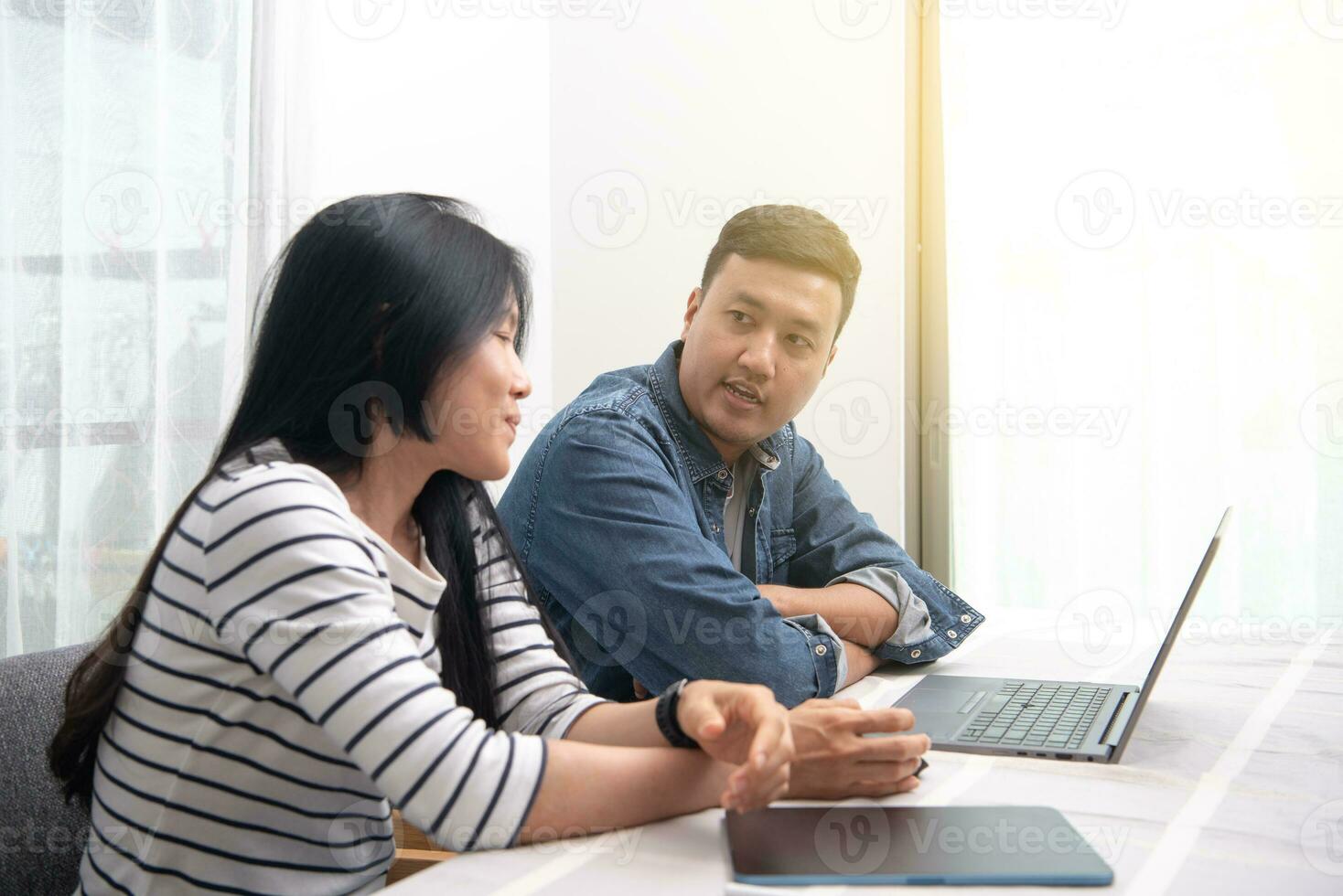 Business person working at home photo