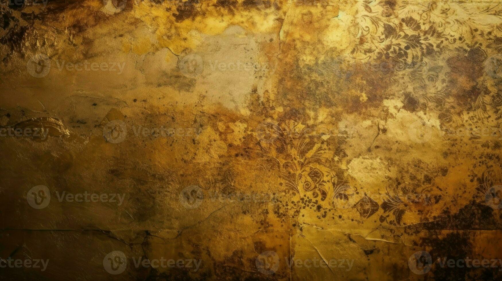 Yellow gold grunge texture background photo