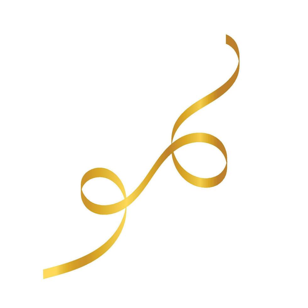 Gold Ribbon Illustration vector