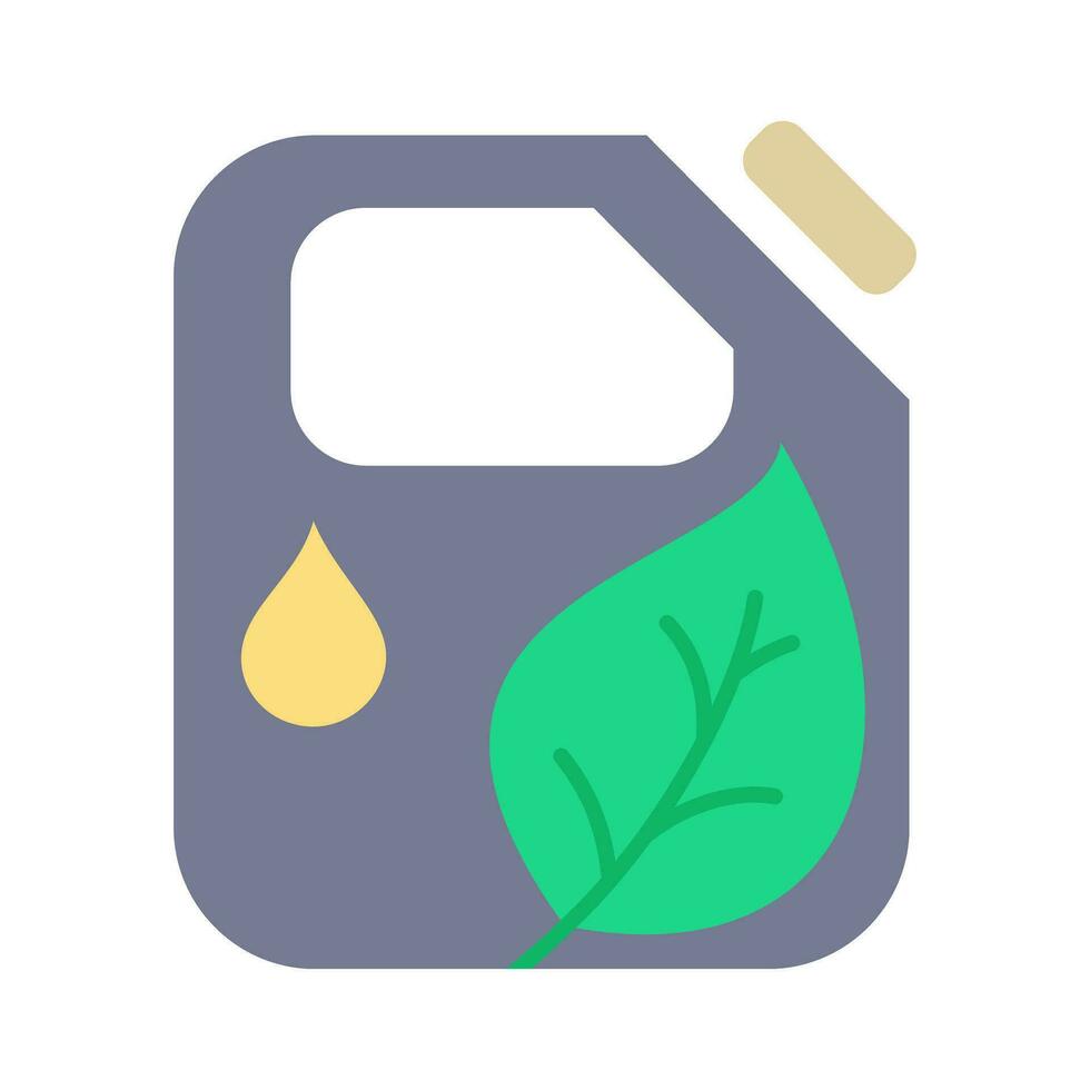Gallon Gas Oil Petrol Eco Nature Environment Isolated Icon Design vector