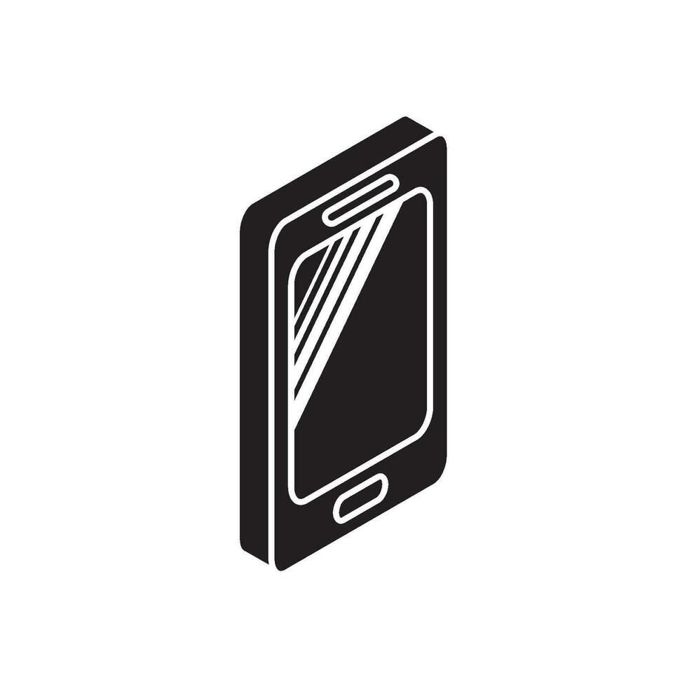 device icon, smartphone icon for graphic and web design vector