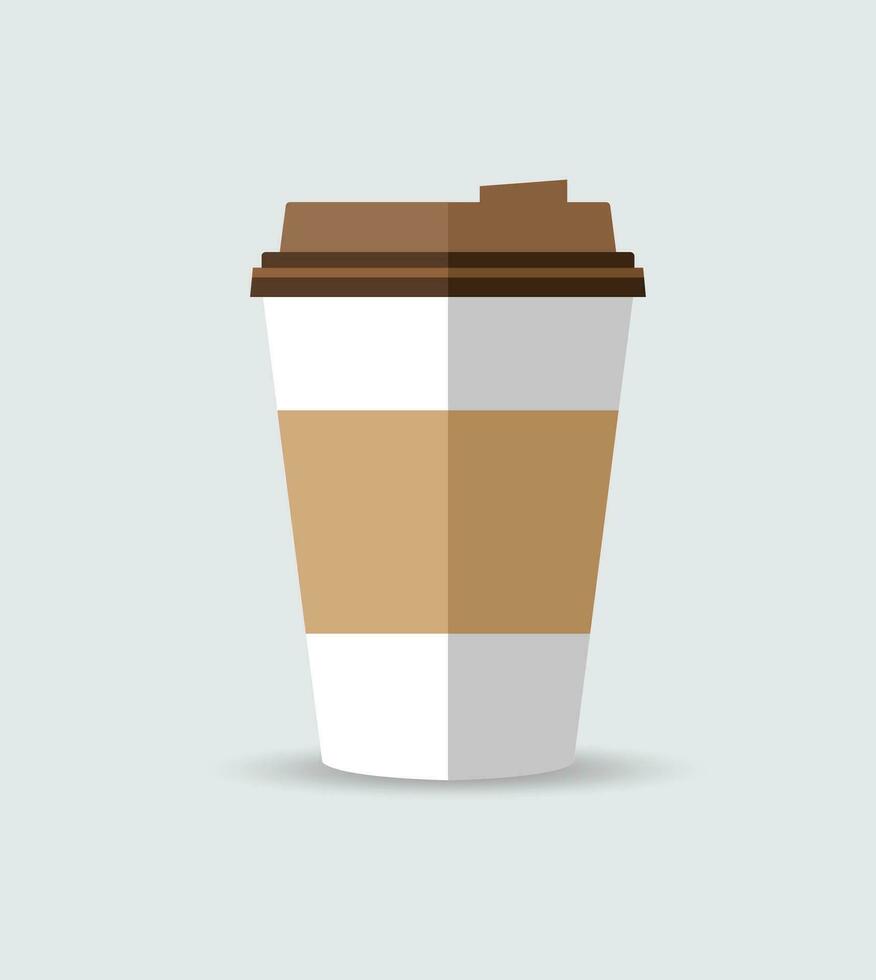 café taza, vector ilustración