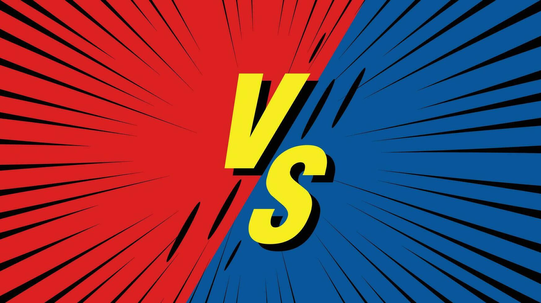 Versus screen , Vs fight competition, Vector design