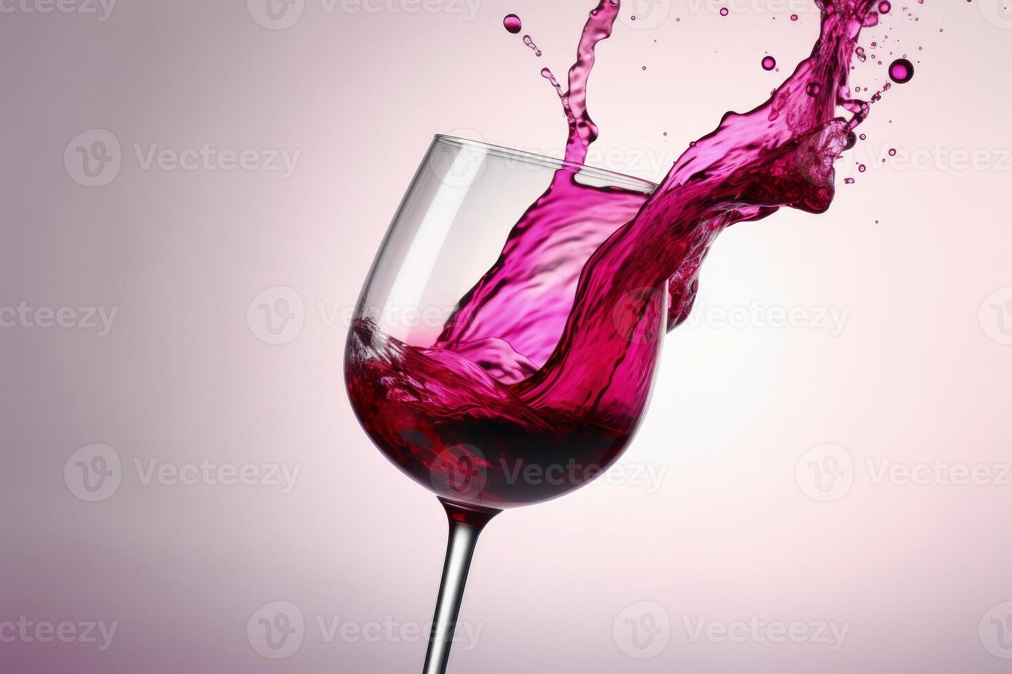 Wine concept of tasty wine in glasses and bottles created with technology. photo