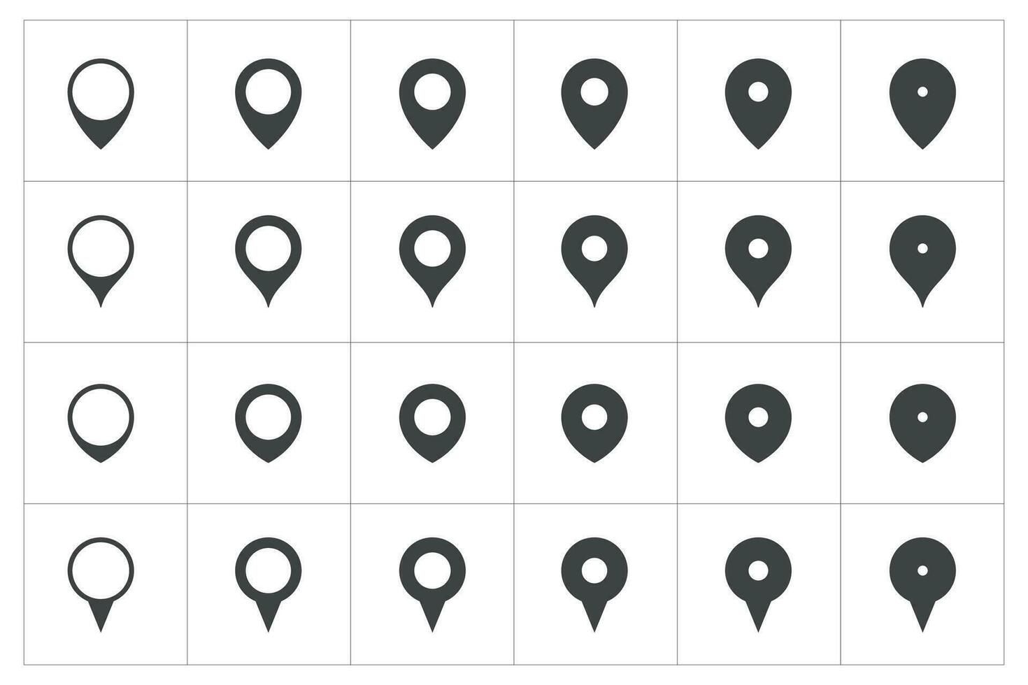 sencillo conjunto de ruta relacionado vector línea iconos contiene tal íconos como mapa con un alfiler, ruta mapa, navegador, dirección y más. editable ataque.