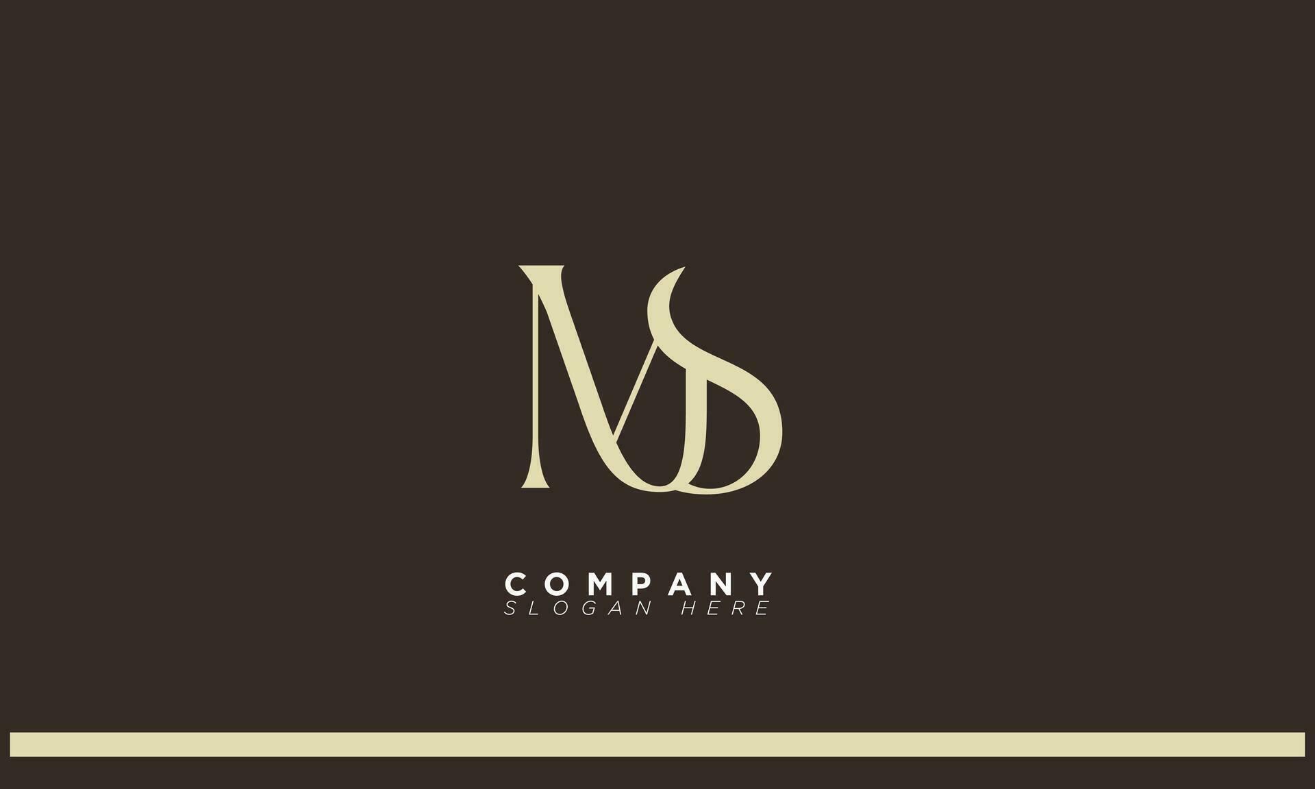 MS Alphabet letters Initials Monogram logo SM, M and S 26154695 Vector