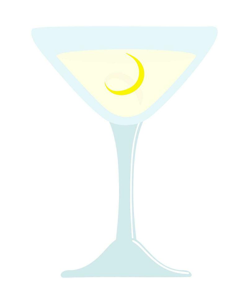 Summer alcohol cocktail vector