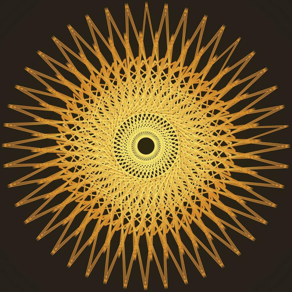 mandala dorado color vector, conjunto de indio país ornamento ilustración concepto, diwali festival fiesta diseño con vistoso alheña mandala diseño, vector ilustración