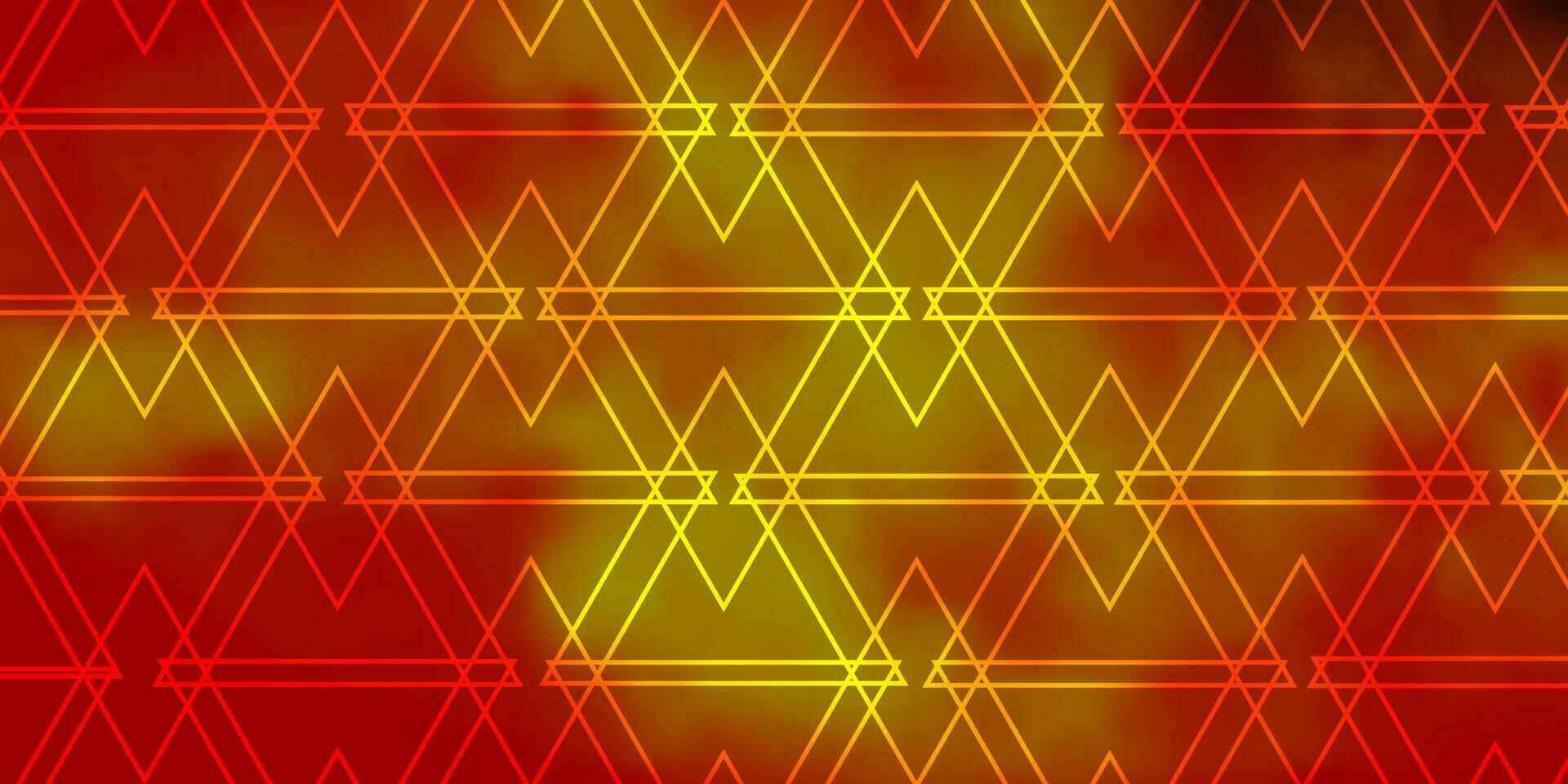 Dark Orange vector pattern with polygonal style.