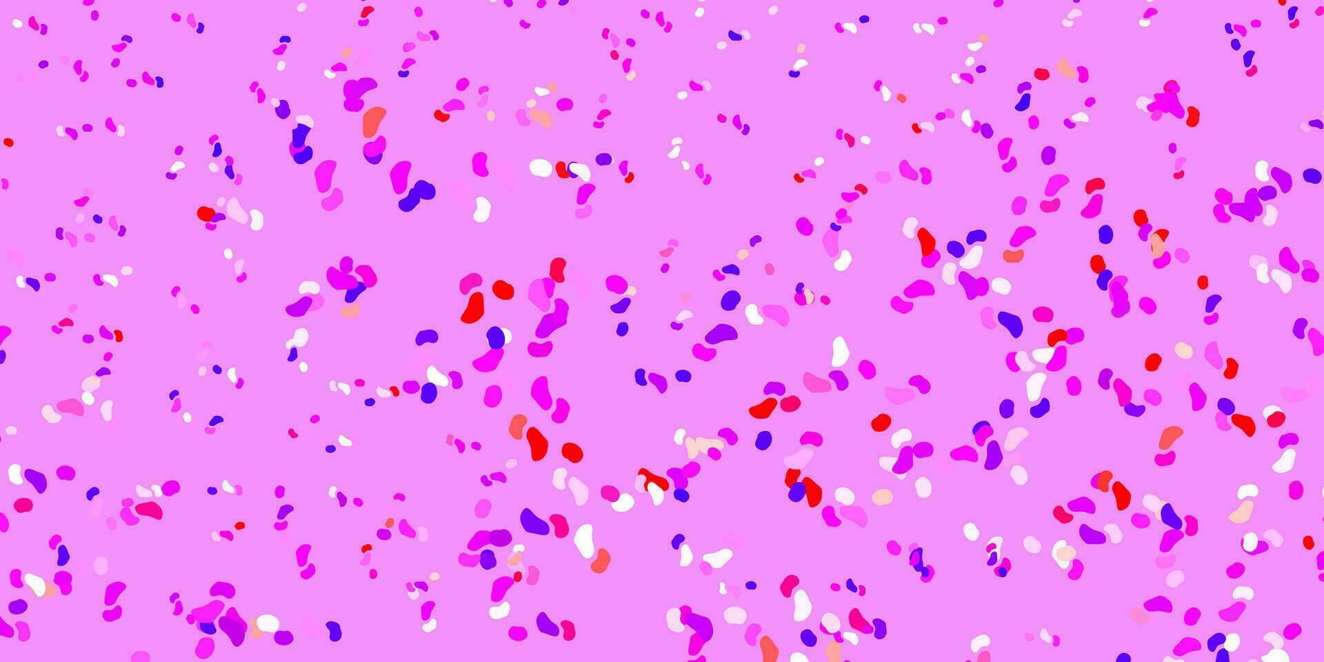 Light blue, red vector texture with memphis shapes.